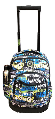 Mochila Con Carro Graffiti Kossok Garantia Mossi Saavedra