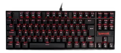 Teclado Gamer Redragon Red Kumara K552 Outemu Blue Español 