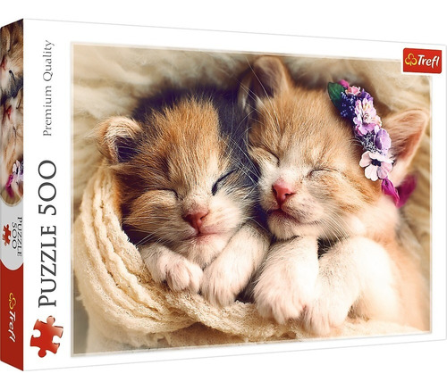 Rompecabezas Puzzle 500 Piezas Trefl Gatos Durmiendo 37271