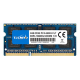 Memoria Ram Tecmiyo Ddr3-1066 Para Portátil, 8 Gb, Sodimm, 1