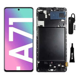 Display Frontal Tela Touch P/ Samsung Galaxy A71 Com Aro