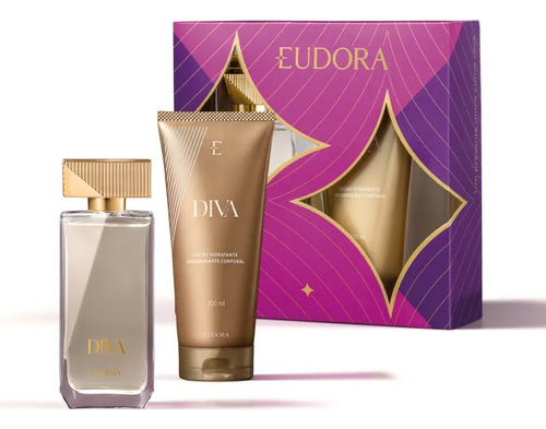 Kit Presente Diva Original (2 Itens) Perfume E Hidratante