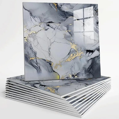 Panel Decorativo De Pared Pvc Tipo Mármol Paquete 10 Pzs | MercadoLibre