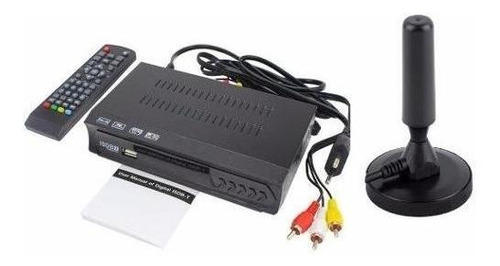 Kit Sintonizador Tv Digital Tvd Full Hd Antena Interior Tvd