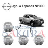 Set 4 Tapones Rueda Nissan Np300 Frontier 2016