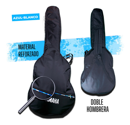 Funda Negra Para Guitarra 1 Metro De Largo