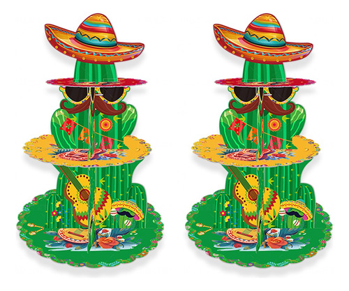 Decoraciones Para Fiestas Mexicanas, 2 Unidades, Soportes Pa