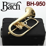 Bach Bb Flugelhorn Bh-950 Oro Con Estuche Profesional