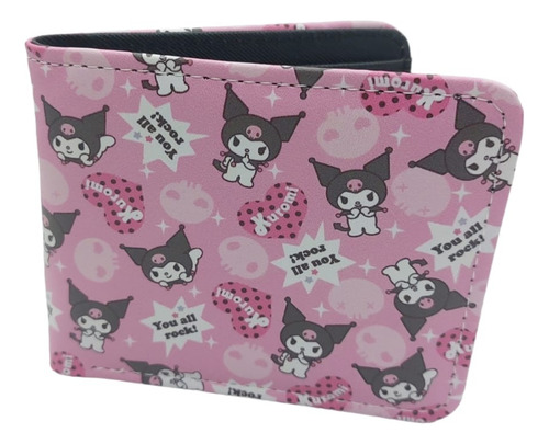 Billetera Kuromi Kuromy Hello Kitty Kawaii Rosa 02