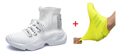 Zapatos Altos, Zapatillas Deportivas Para Hombre Y Un Par De