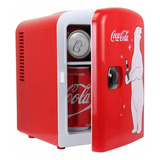 Frigo Bar Coca-cola Red Nevera Kwc4 Mini Cooler Coke Red 