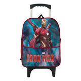 Bolsa Infantil Pequena De Rodinha Iron Man