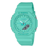 Reloj Casio G-shock Dig/ana Gma-p2100 Correa Turquesa Bisel Turquesa Fondo Turquesa