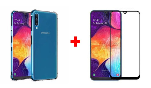 Pelicula Vidro Curva 3d + Capa Anti Impacto Galaxy A50