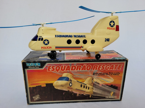 Helicóptero Esquadrão Resgate Glasslite - Leia O Anúncio 2 R