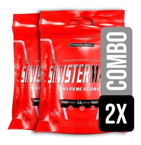 Kit 2x Hipercalórico Para Ganho De Massa E De Calorias