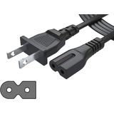 Pwr Largo 6 Pies Cable De 2 Polos, Power Para Bose Companion