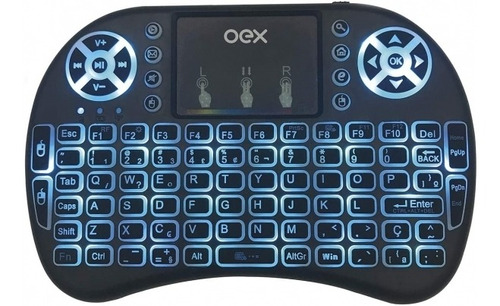 Mini Teclado Air Mouse Com Touch Wireless Ck103 - Oex