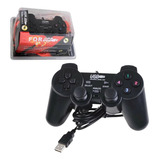 Joystick Pc Usb Gamepad Usb Pc Notebook Color Negro