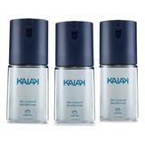 Kit X3 Kaiak Clásico Masculino Spray Corporal 100ml Natura 