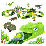 Pista De Carreras De Dinosaurios Para Niños 275 Piezas