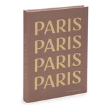 Livro Caixa Decoração Porta Objetos Enfeite Paris Luxo 33cm