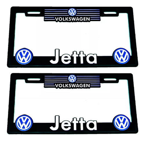 Par Porta Placas Genérico Jetta Volkswagen 