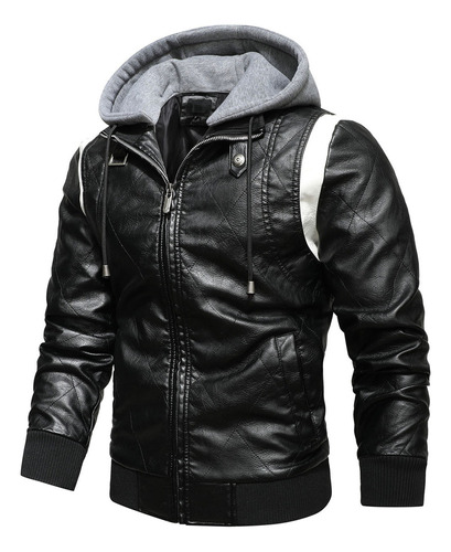 Chamarra S For Hombre, Moderna, Piel For Motocicleta, Crem