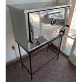 Horno Pizzero Flores De 6 Moldes Fte. Acero