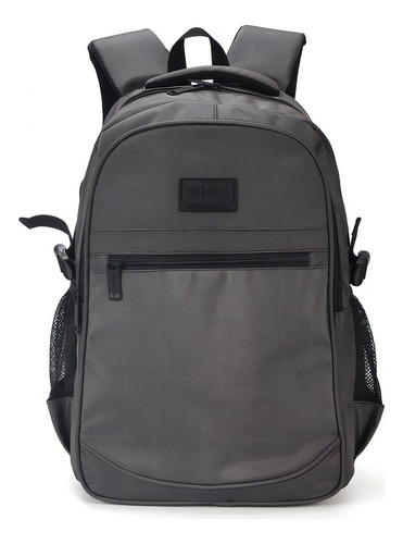 Mochila Go Portanotebook 3 Cierres 18 PuLG Wanderlust Color Gris