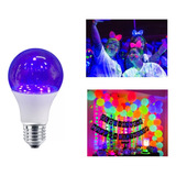 5 Ampolletas Ultravioleta Luz Fiesta Fluorescente