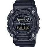 Reloj Tactico Militar Casio G Shock Ga-900ske-8a Sumergible Color De La Malla Negro Color Del Bisel Negro Color Del Fondo Negro