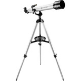 Telescopio Profesional Barska 900x60mm Con Tripie Refractor Color Plata