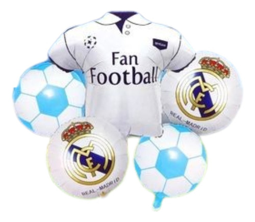 Bouquet 5 Globos Real Madrid