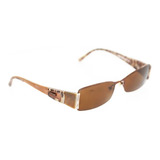 Lente Sol Guess Gu6327 Square Metal Light Havana Brown Polar