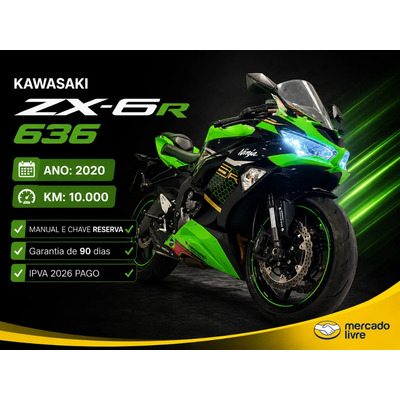 Kawasaki Zx 10r 2020 | Mercado Livre 🚗