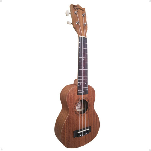 Ukulele Acústico 21 Polegadas Modelo Soprano Madeira Sapele