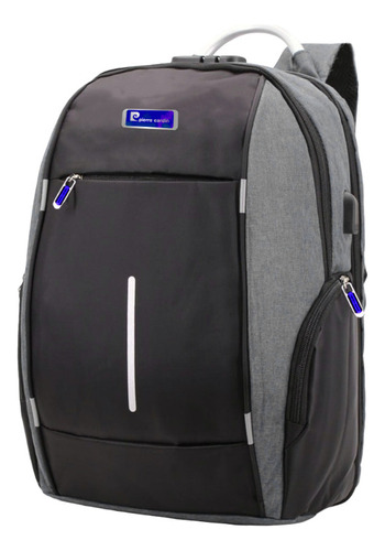 Mochila Porta Notebook Smart Candado Usb P/ Viaje Ajustable 