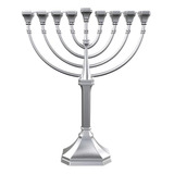 Zion Judaica Ltd Classic Traditional Menorah, 24x20cm, Gray