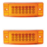 2 Piezas Cuadrado Plafon Lateral De 21 Led  Luz