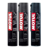 Motul C1 Cadenas Desengrasante + Motul C2 + Motul C3