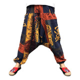 Saruel Yoga Boho Hippie Pantalones Indios Estampados Unisex