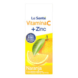 Vitamina C + Zinc La Sante 100 Tabletas Naranja