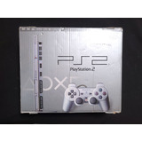 Caja De Playstation 2 Ps2 Slim Plata