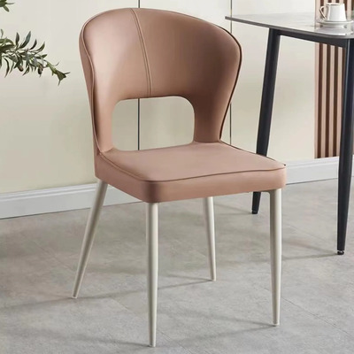 Silla De Comedor Moderna Acolchada Gruesa, Silla De Tocador Diseño De La Tela Color De La Estructura De La Silla Color Del Asiento