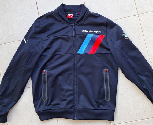 Campera Deportiva Puma Bmw Motorsport Azul Oscuro Talle L