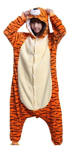 Pijama Animal Onesie Tiger Para Cosplay Para Hombre Y Mujer