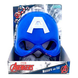 Mascara Capitan America Con Luz Marvel Avengers Ditoys
