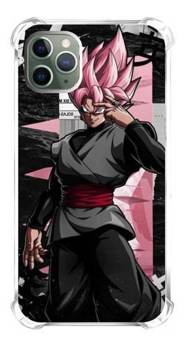Capinha Celular Compatível iPhone Samsung Dbz Goku Black
