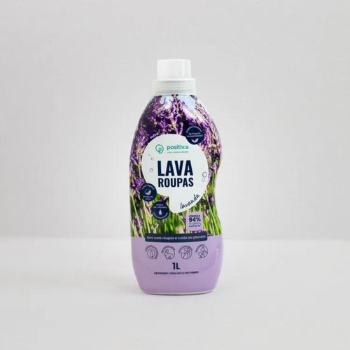 Lava Roupas Sabao Liquido Ecológico Biodegradável Lavanda 